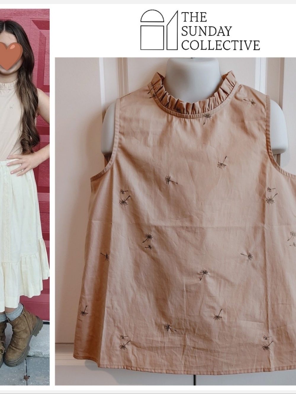 The Sunday Collective Moonlight Dandelion Blouse